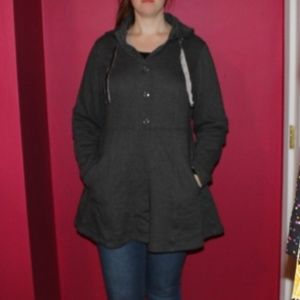 Torrid's gray babydoll jacket